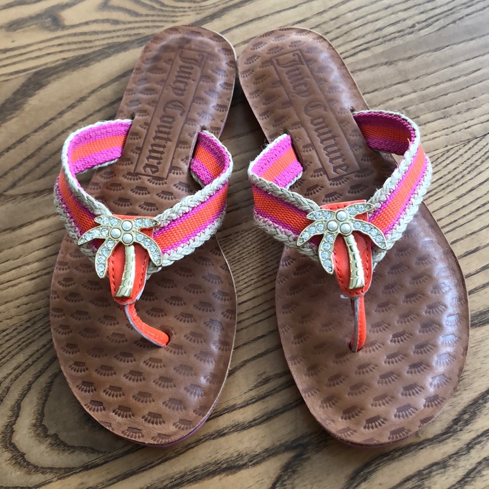 Juicy Couture Flip Flop Sandal Size 8